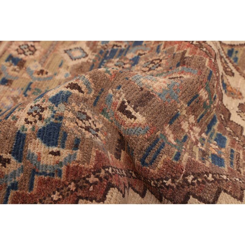 ECARPETGALLERY Hand-knotted Antalya Vintage Brown Wool Rug - 3'8 x 6'11