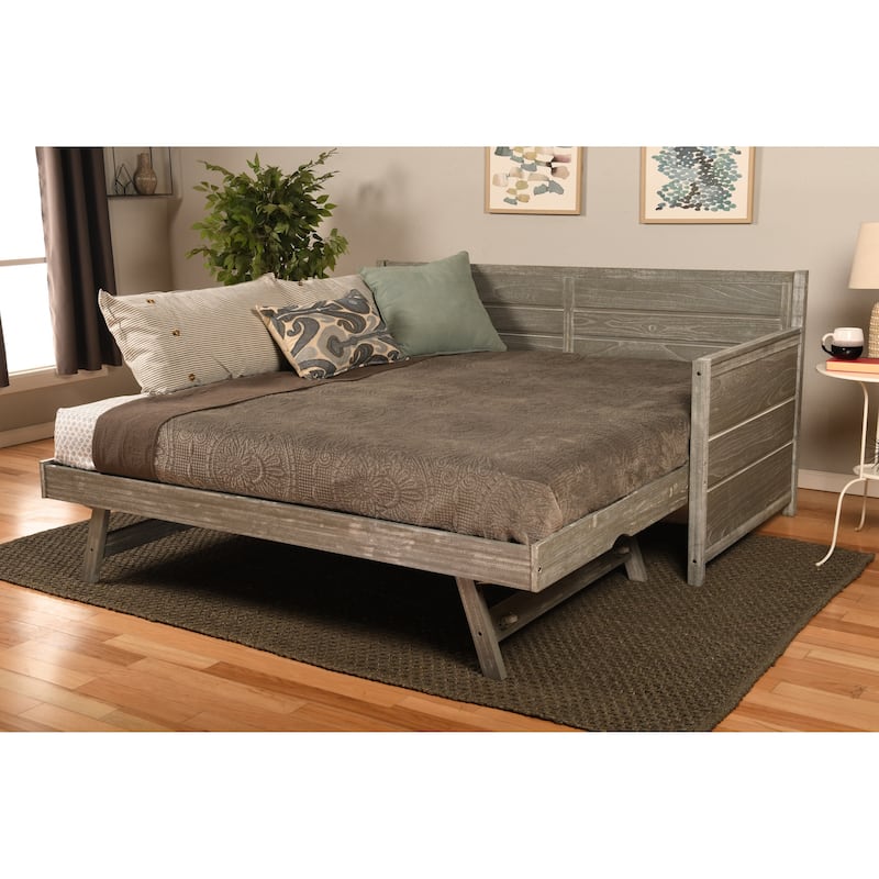 Somette Marisa Daybed Frame with Pop Up Trundle (Mattress not included)