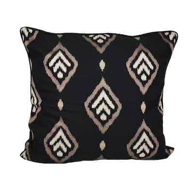 Donna Sharp Lexington Black Emblem Decorative Pillow