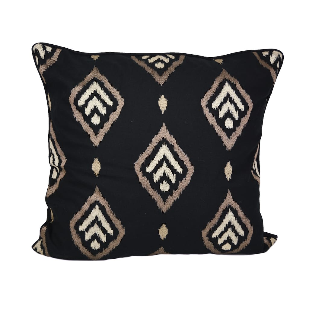 Donna Sharp Lexington Black Emblem Decorative Pillow