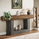 preview thumbnail 25 of 47, Farmhouse 2-Tier Entryway Table for Living Room, Hallway, Foyer