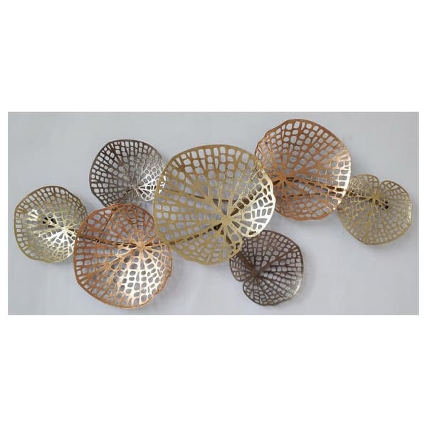 slide 2 of 1, Plutus Brands Metal Wall Decoration in Multi-Colored Metal
