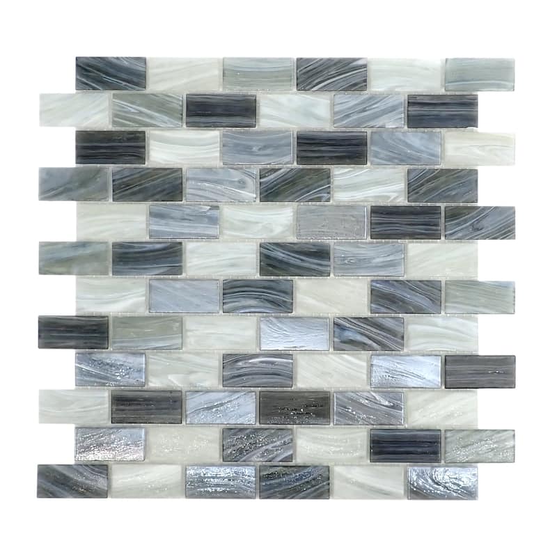 Emser Tile W87SWIR1212MOFP Swirl - 12" x 12" Rectangle Brick Wall Tile