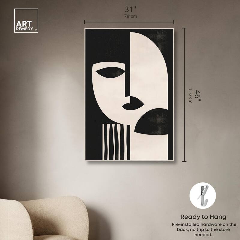 The Mask III Canvas by Art Remedy