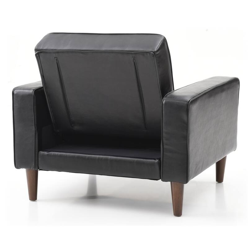 Andrews Faux Leather Chair Bed