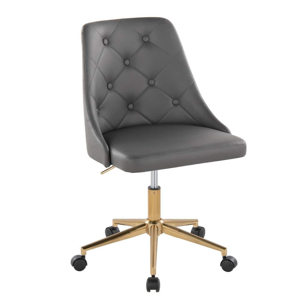 Modern Swivel Task Chair with Adjustable Height and 362-Degree Swivel, Ideal for Office and Home Use.