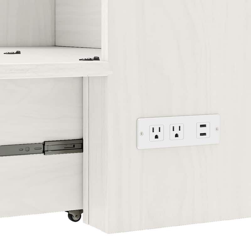 Murphy Bed Chest with Built-In Charger