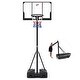 preview thumbnail 11 of 10, Costway 10 FT Foldable Basketball Hoop with Fillable Base, Wheels & - See Details
