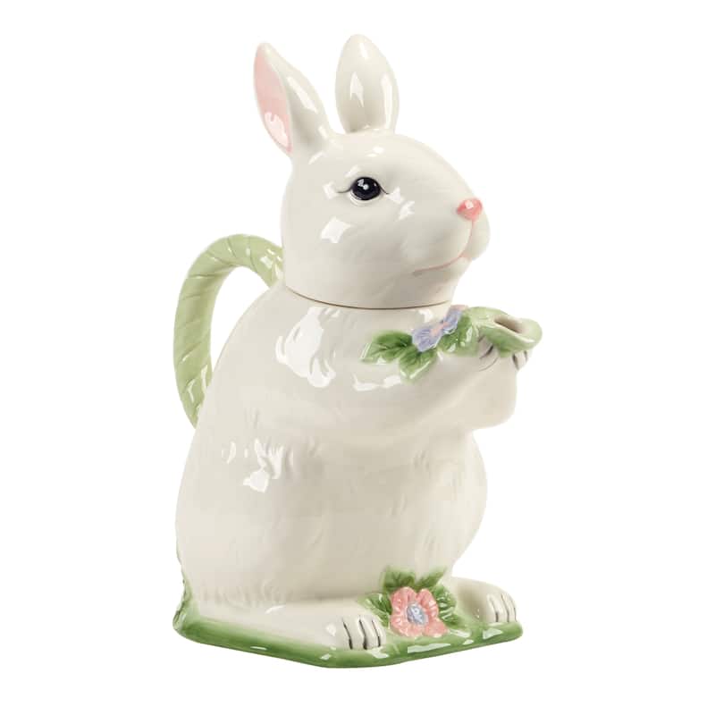 Certified International Easter Morning 3-D Bunny Cookie Jar, 32 oz. - 32 oz.