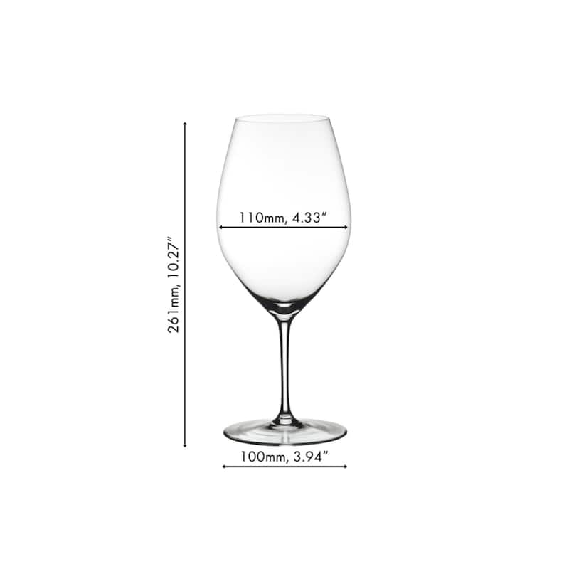 Riedel Set of 2 Wine Friendly 001 Magnum Glasses - 35 oz