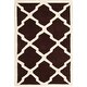 preview thumbnail 59 of 84, SAFAVIEH Handmade Chatham Eppie Modern Moroccan Wool Rug 2' x 3' - Dark Brown/Ivory - Rectangle