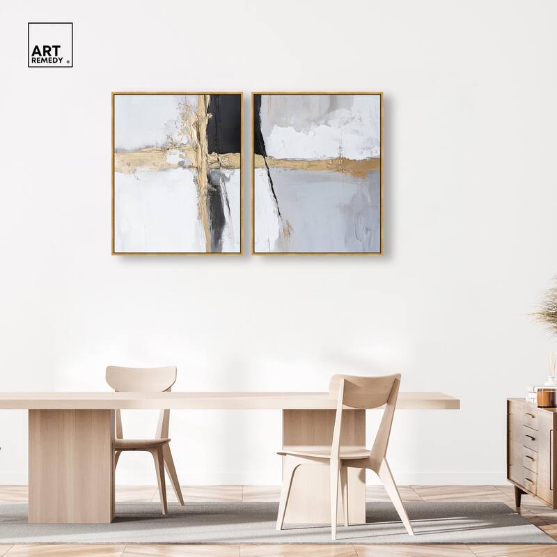 Cracks of Creation IV Canvas Set of 2 by Art Remedy