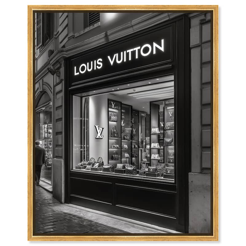 House of Vuitton II Canvas by Art Remedy - 20" x 24" - Gold