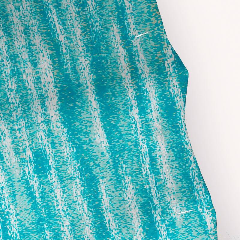 71 x 74-inch Ocean View Geometric Print Shower Curtain