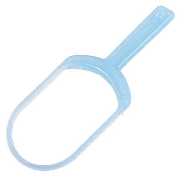Unique Bargains Hygiene Oral Care Plastic Tongue Cleaner Baby Blue