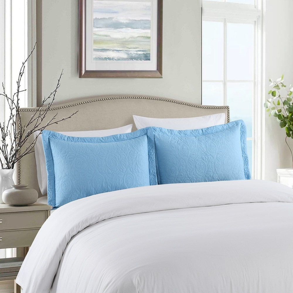 Blue Pillow Shams Bed Bath Beyond