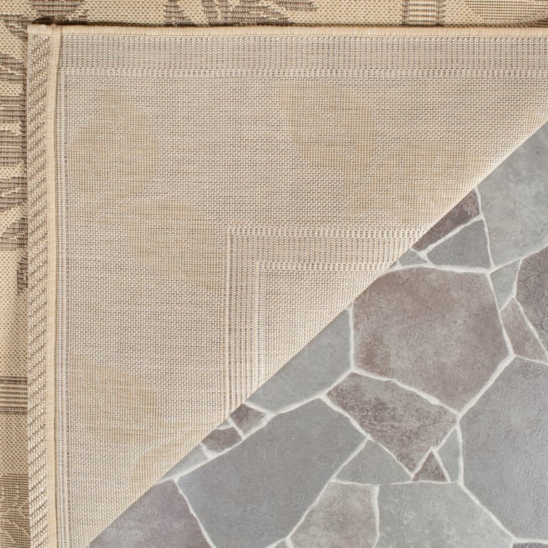 SAFAVIEH Courtyard Rosaria Indoor/ Outdoor Waterproof Patio Backyard Rug
