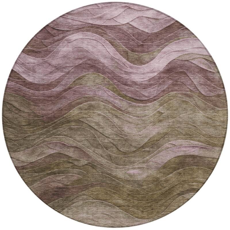 HomeRoots Abstract Transitional Rectangle Outdoor Rug