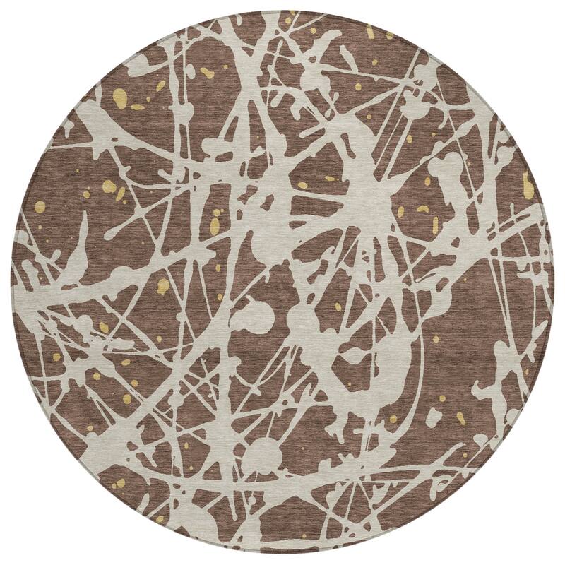 Machine Washable Indoor/ Outdoor Modern Campo Chantille Rug