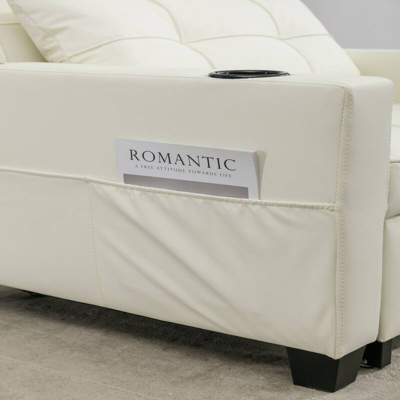3-in-1 Pull Out Sleeper Chair Beds with USB Ports