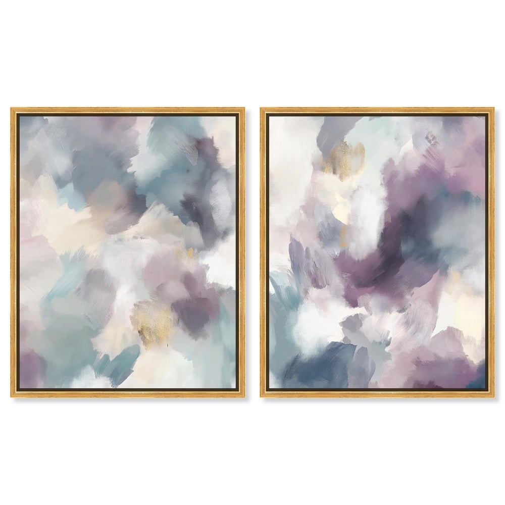Golden Reflections Canvas Set of 2 by Art Remedy