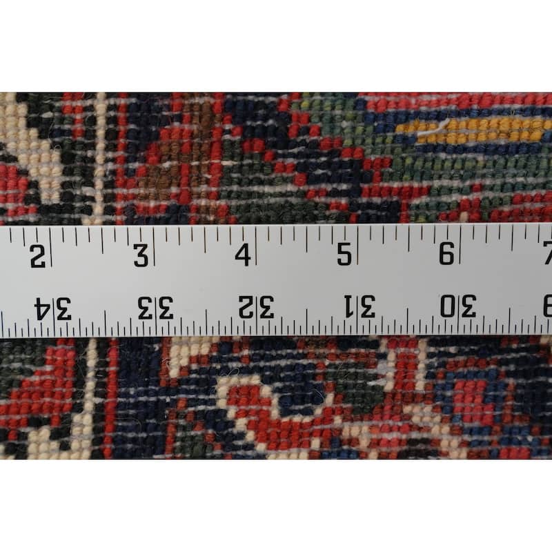 Hand Knotted Oriental 100% Wool Carpet Traditional Floral Oranges & Rust Bakhtiari Area Rug - 10' 3'' X 6' 10''
