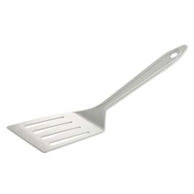 Hutzler LOPOL Reinforced Nylon Slotted Spatula Turner - White
