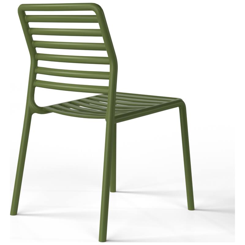 Frond and Form Outdoor Stacking Dining Side Chair (Set of 2)