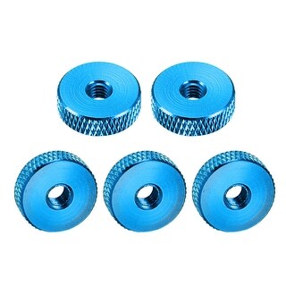 thumbnail image 2 of Niceauty 30Pcs Locking Round Knurled Thumb Nuts Fastening Silver Carbon Steel For Glass Folding Dining Table 2 of 11