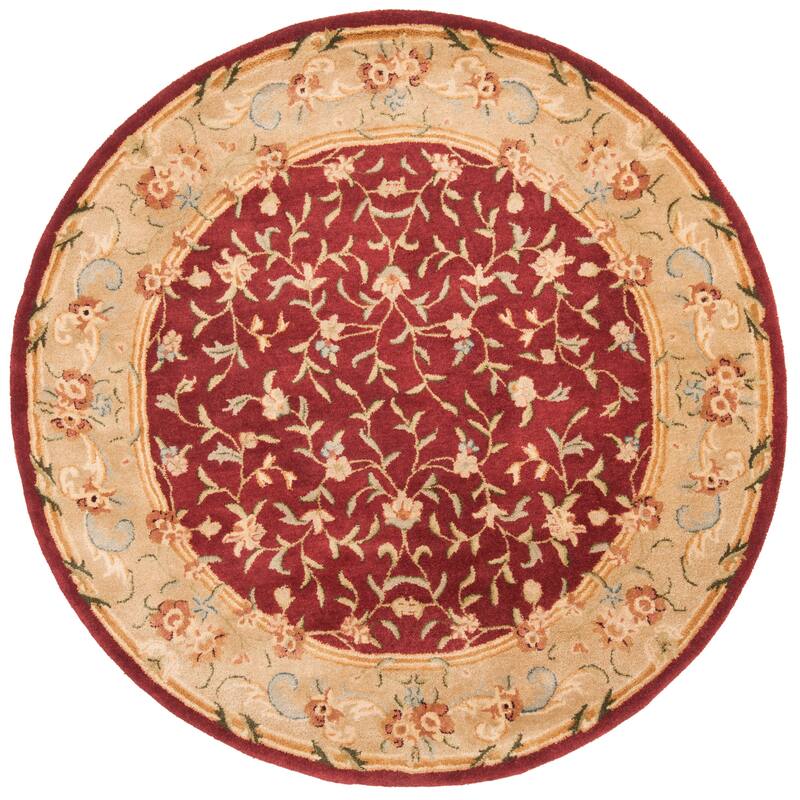 SAFAVIEH Handmade Bergama Tiny Oriental Hand-spun Wool Rug