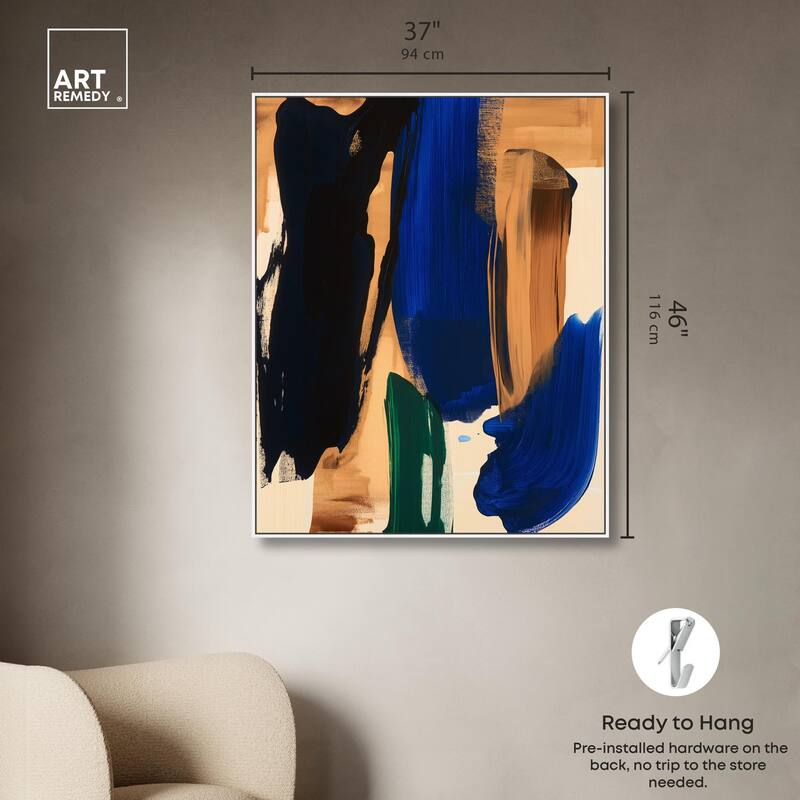 Ochre Odyssey Canvas by Art Remedy