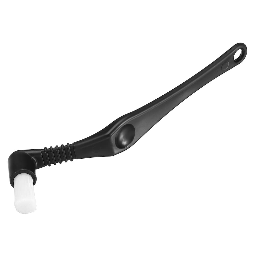 Coffee Espresso Brush Elbow Coffee Grinder Brush Coffee Cleaning Tool - White, Black