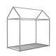 preview thumbnail 19 of 25, 78x40" Metal Platform Bed Frame for Kids, Twin Size Kids Playhouse Bed, Twin Bed Frame, Adjustable Height, No Box Spring Needed