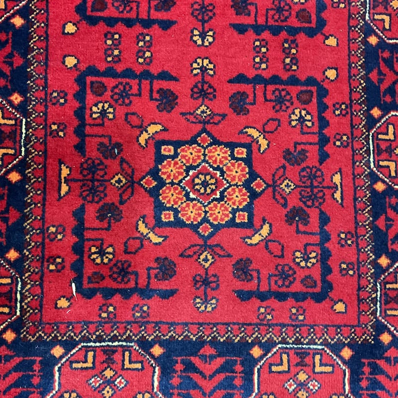 HERAT ORIENTAL Handmade Khall Mohammadi Wool Rug - 2'6" x 10'
