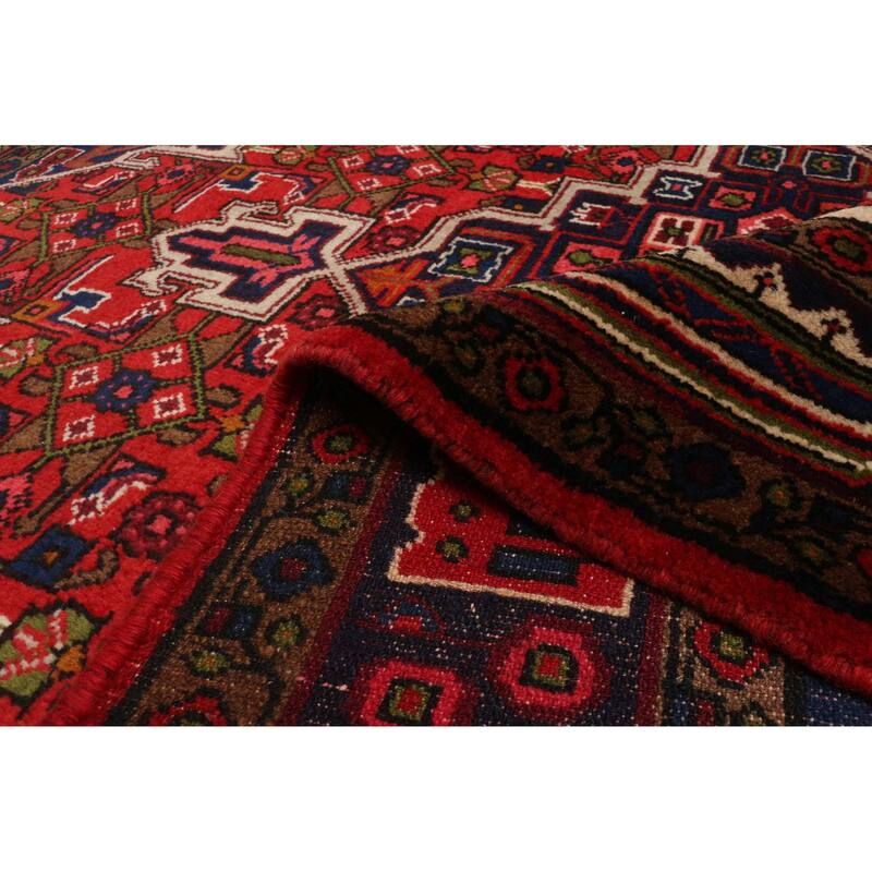 ECARPETGALLERY Hand-knotted Anadol Red Wool Rug - 3'5 x 4'10