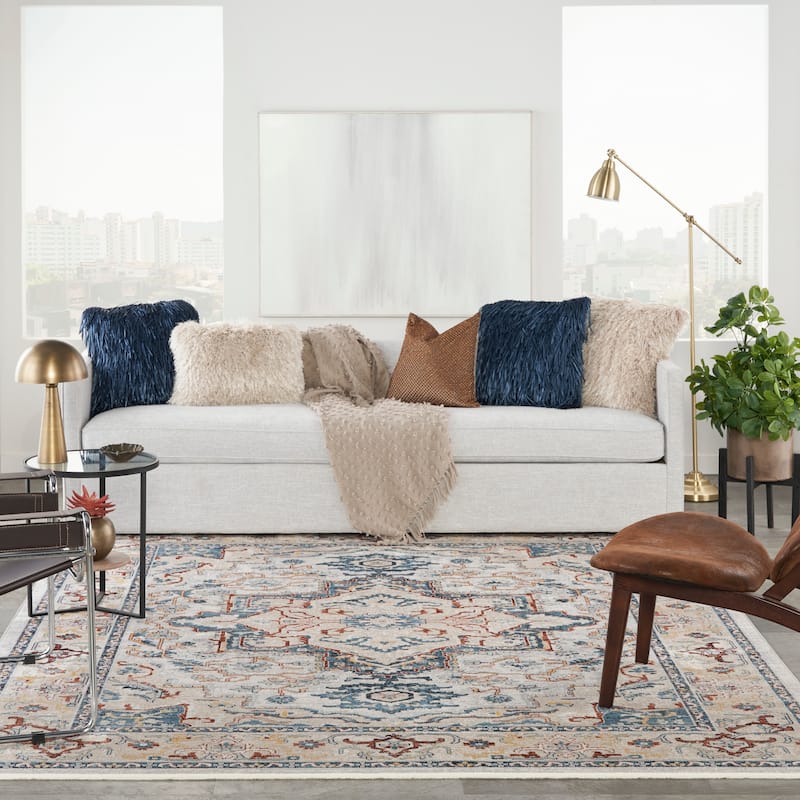 Nourison Geneva Traditional Persian Medallion Area Rug
