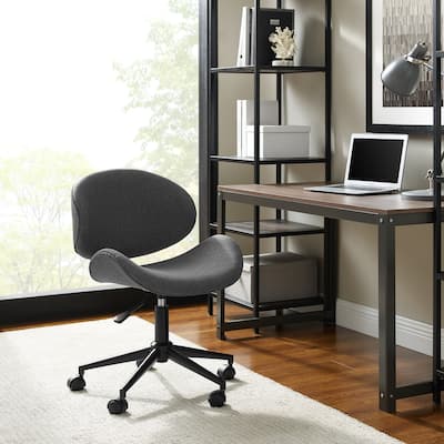 Corvus Madonna Mid-century Modern Adjustable Curved Office Chair