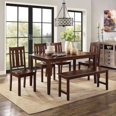 Bankston 6-Piece Dining Set, Mocha