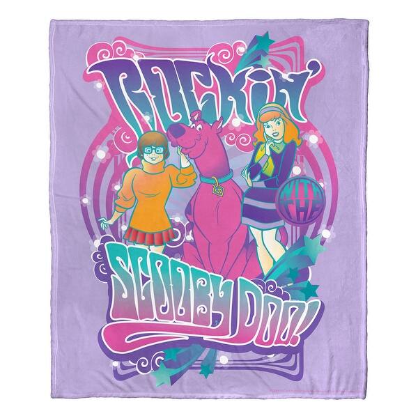 slide 2 of 6, Warner Brothers Scooby-Doo Rockin' Silk Touch Throw Blanket