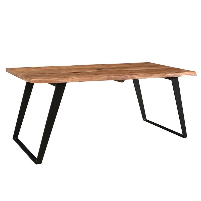 Timbergirl Solid Wood Live Edge Dining Table - 60"