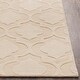 preview thumbnail 29 of 56, Hand-Woven Ali Tone-on-Tone Moroccan Trellis Wool Rug (9' x 12') - 9' x 12'
