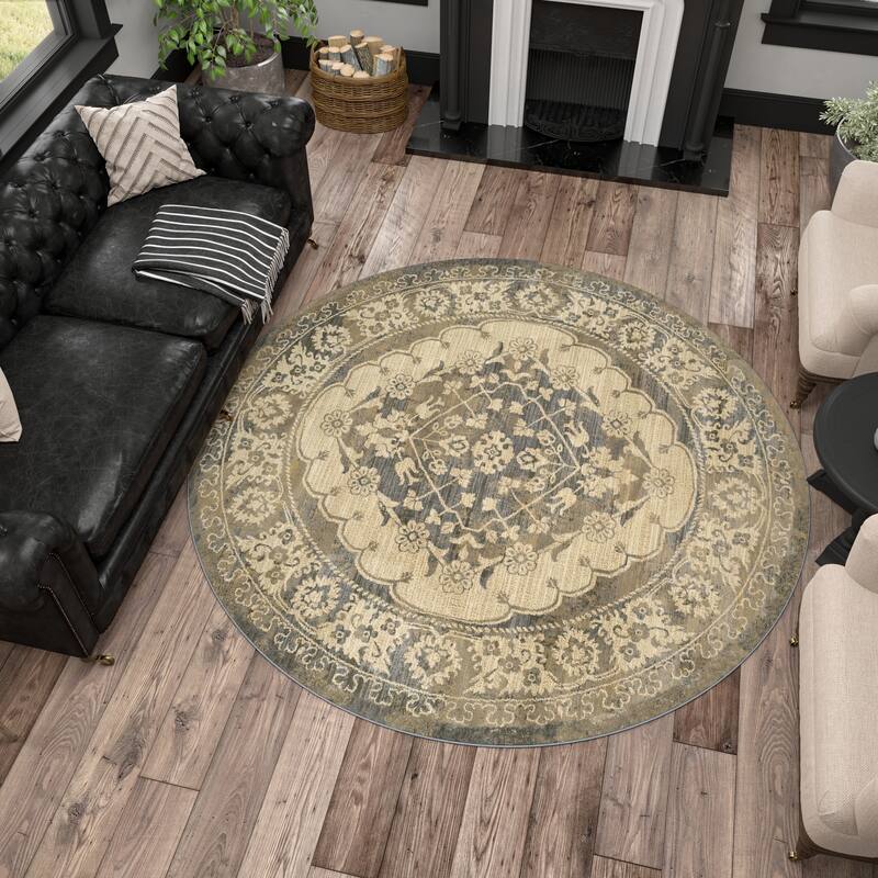 Soho Traditional Medallion Indoor Area Rug