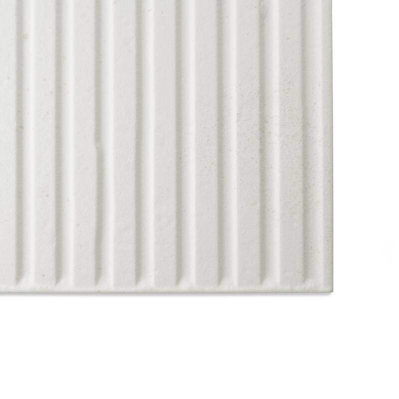 Merola Tile Kings Loft White 7-7/8" x 15-3/4" Ceramic Wall Tile