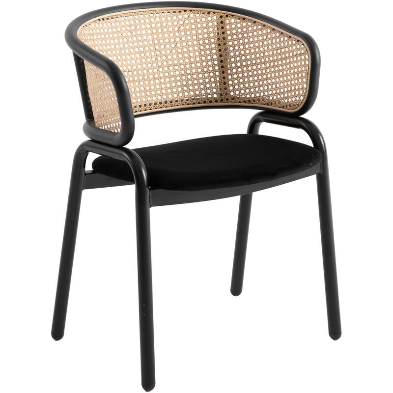 LeisureMod 7-pc Dining Set Ravenna Table and 6 Ervilla Chairs