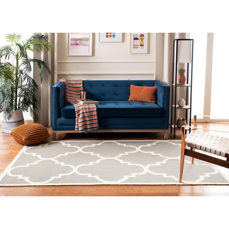 SAFAVIEH Handmade Flatweave Dhurries Jinan Modern Moroccan Wool Rug