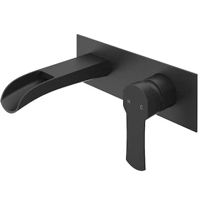 VIGO Cornelius 3" H Single Handle Wall Mount Bathroom Faucet
