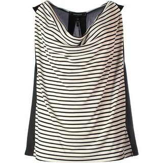 Cable & Gauge Ruched Cowl Neck Shirt - 12167802 - Overstock.com ...