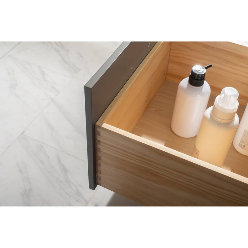 Valentino 84" Double Vanity in Grey