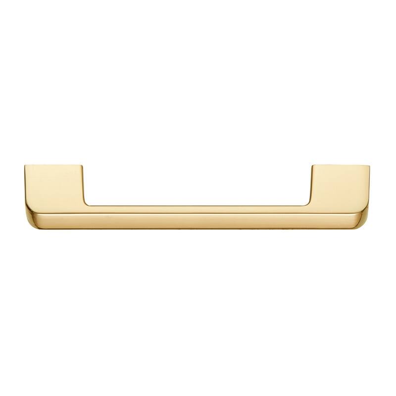 Utopia Alley Marino Pull Handle -Polished Gold Drawer Pull Handle, 5.0" Center to Center