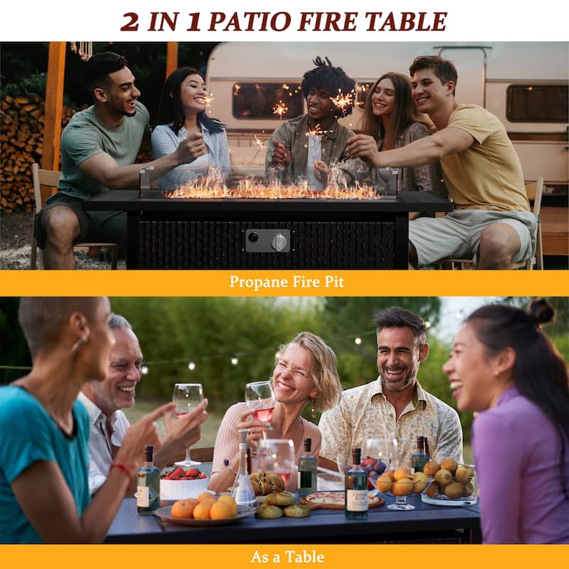 Futzca Fire Pit Propane - N/A